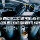 Common emissions system problems with the Acura MDX
